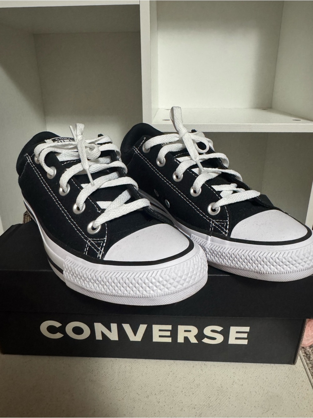 Converse Low Top Sneakers - Black and White